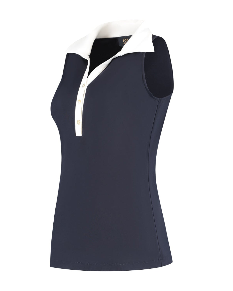 Bardot Sleeveless Top Dark Navy